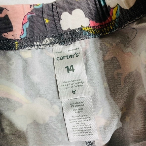 Carter’s girls 14Y unicorn leggings - Picture 3 of 3